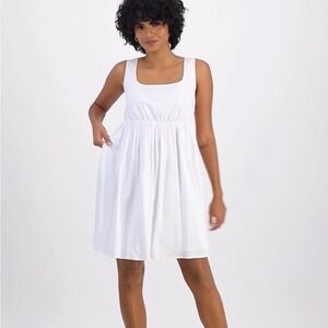 AND NOW THIS | Women's Square-Neck Sleeveless Dress